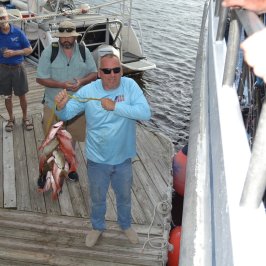 a group of people on a boat