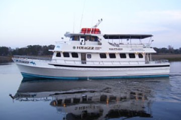 a large ship in the water