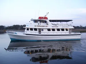 a large ship in the water