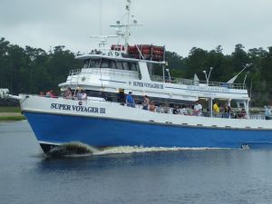 a large ship in a body of water