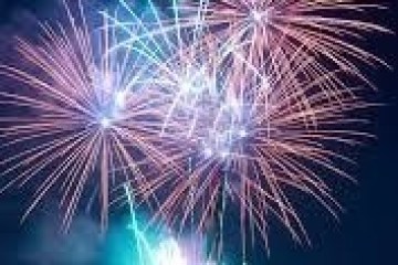 fireworks in the sky