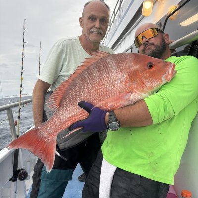 a person holding a fish
