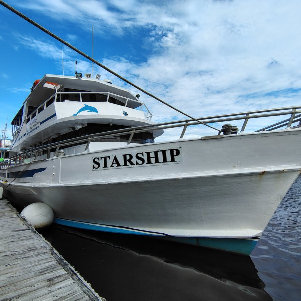 a large ship in a body of water