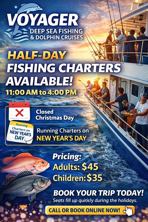 Half-day fishing charters in Myrtle Beach SC