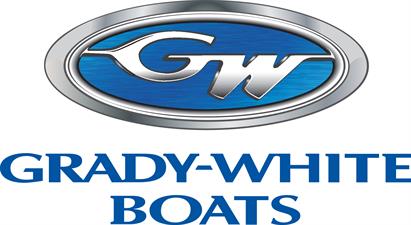 Grady-White Boats logo with a blue oval and 'GW' letters.